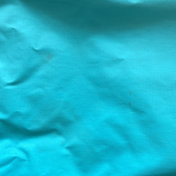 SzM The North Face Hyvent zip up hooded Anorak in a light sky blue GUC - Picture 13 of 16